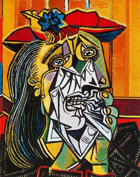 Pablo Picasso Oil Paintings Weeping Woman Femme En Pleurs